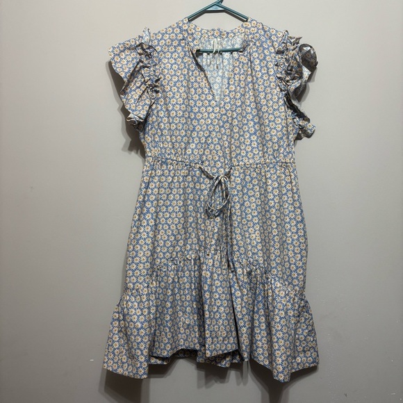 Anthropologie Multicolor Floral Dress - Picture 3 of 9